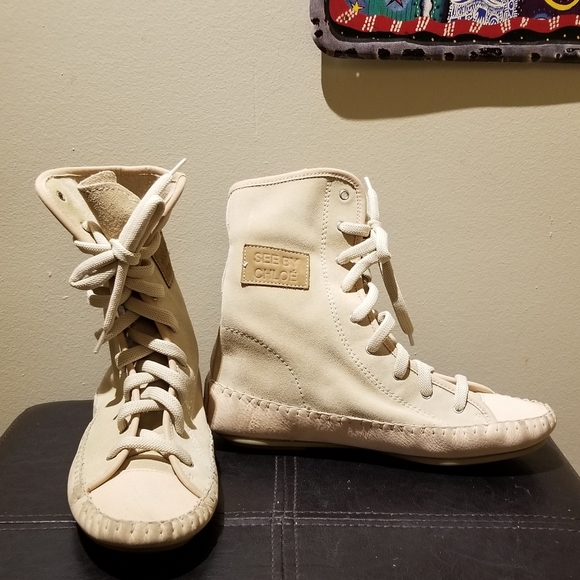 SEE BY CHLOE Suede Moccasins (Size 37EU/7.5 US) - Picture 10 of 13